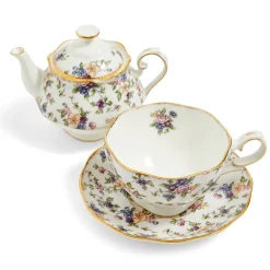 Royal Albert Tea For One|Teapots|100 Years of 1940 English Chintz Tea for One