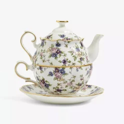 Royal Albert Tea For One|Teapots|100 Years of 1940 English Chintz Tea for One