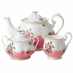 Royal Albert Tea Sets|Teapots|Cheeky Pink 3 Piece Tea Set