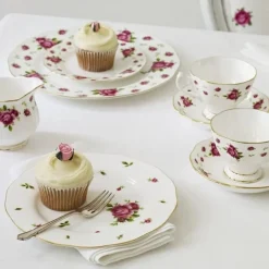 Royal Albert Teacups & Saucers|New Country Roses White Teacup & Saucer