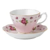Royal Albert Teacups & Saucers|New Country Roses Pink Teacup & Saucer