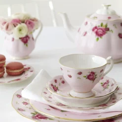 Royal Albert Teacups & Saucers|New Country Roses Pink Teacup & Saucer