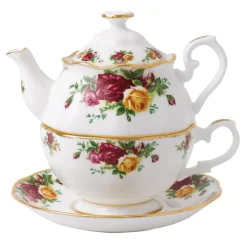 Royal Albert Teacups & Saucers|Tea For One|Old Country Roses Tea for One