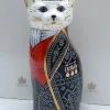 Royal Crown Derby Home Accents|Royal Crown Derby Figurines|Diamond Jubilee Pearly Cat Paperweight, Queen