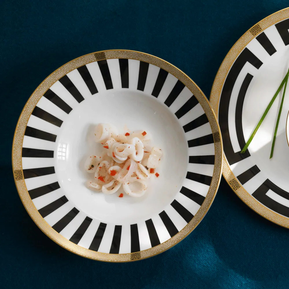 Royal Crown Derby Royal Crown Derby China|Satori Black Dinner Plate