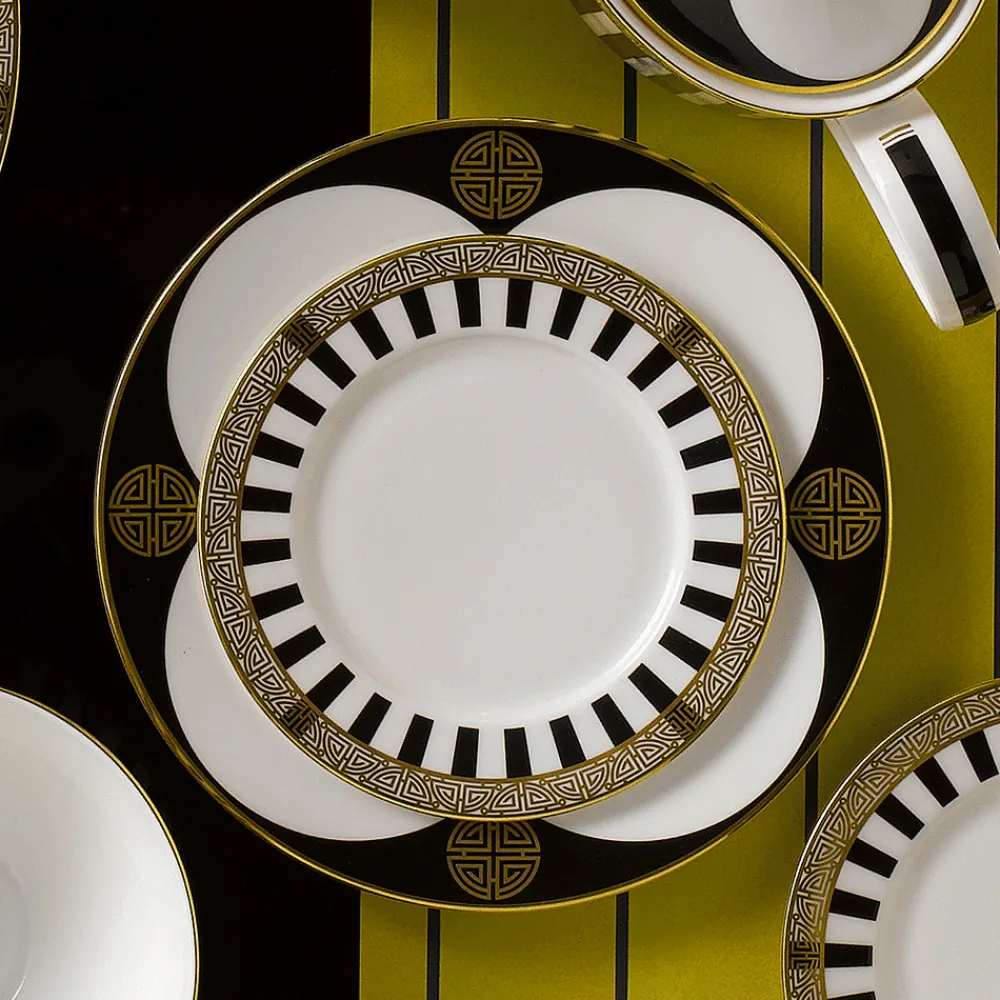 Royal Crown Derby Royal Crown Derby China|Satori Black Bread & Butter Plate