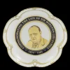 Royal Crown Derby Cultural Icons|Royal Crown Derby China|Commemorative Winston Churchill Small Plate