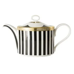 Royal Crown Derby Royal Crown Derby China|Teapots|Satori Black Teapot