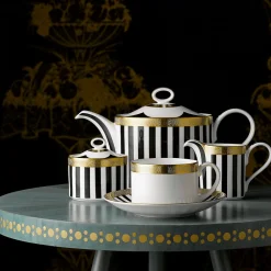 Royal Crown Derby Royal Crown Derby China|Teapots|Satori Black Teapot
