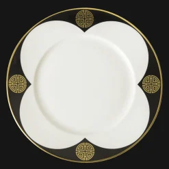 Royal Crown Derby Royal Crown Derby China|Satori Black Salad Plate