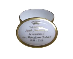 Royal Crown Derby Royal Crown Derby China|60th Anniversary Coronation Trinket Box