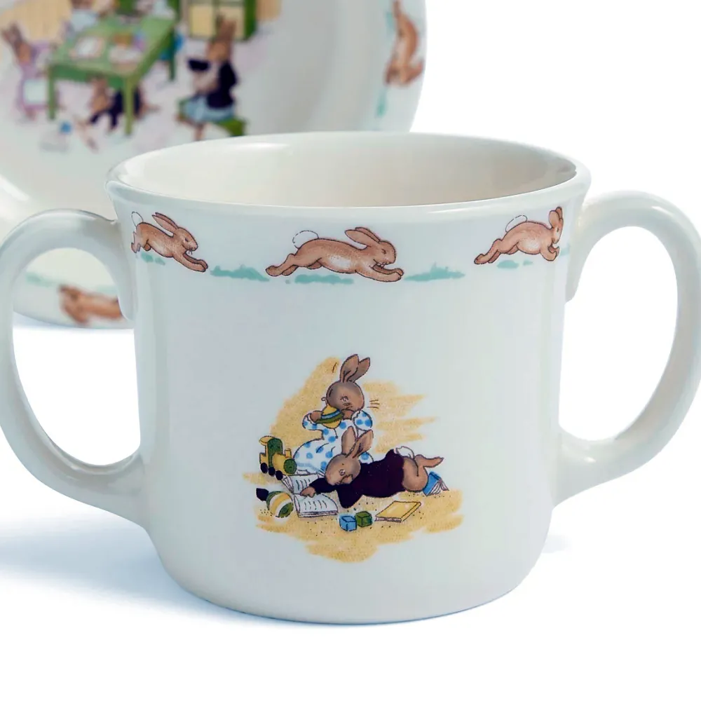 Royal Doulton Children's Tabletop|Bunnykins 2-Piece Baby Set (Bowl & Two Handled Mug)