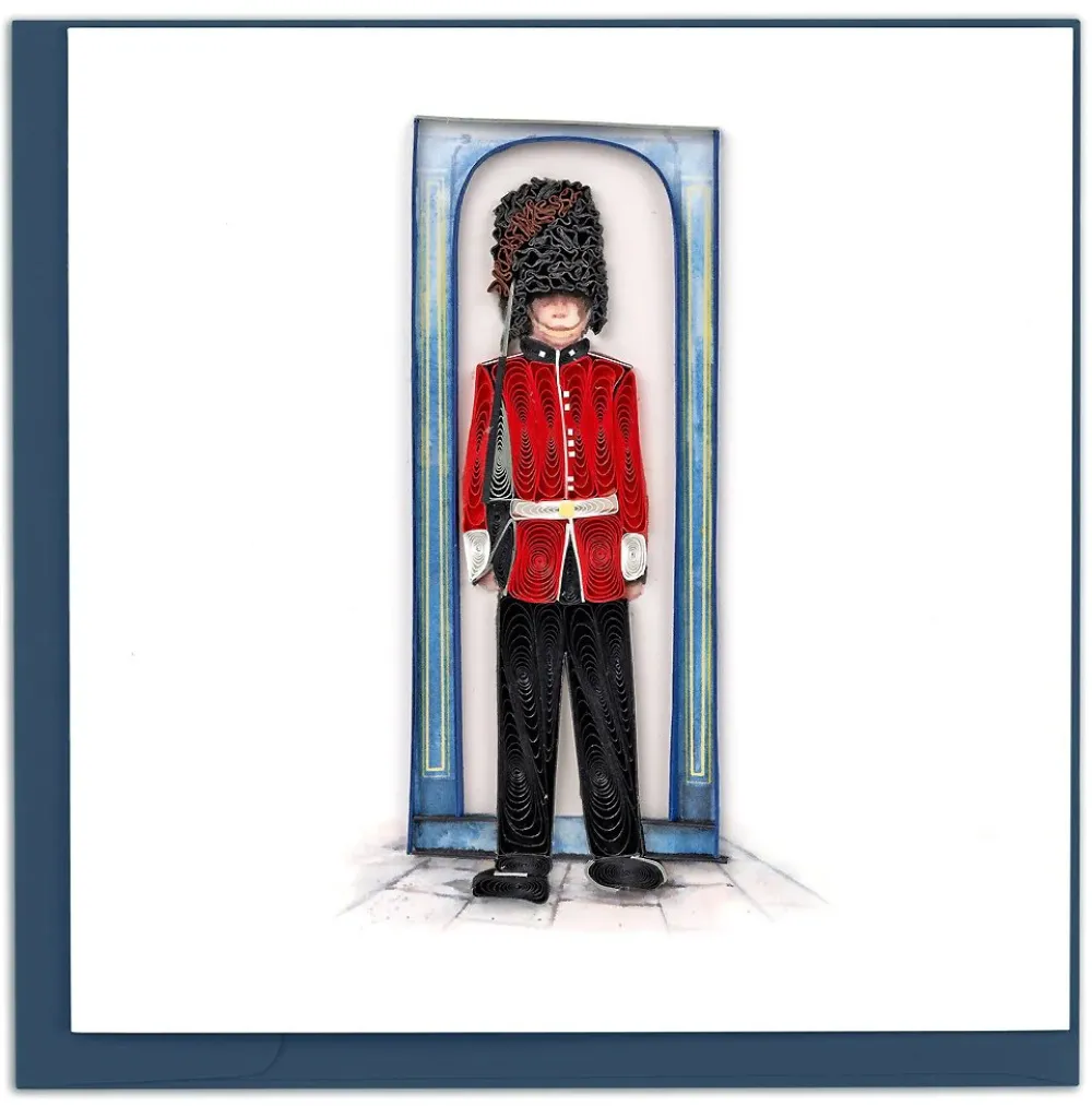Greeting Cards|Royal Guard Quilled Greeting Card