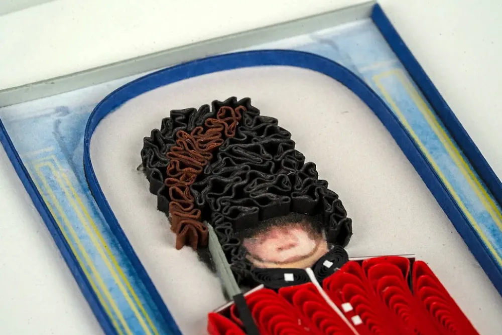 Greeting Cards|Royal Guard Quilled Greeting Card