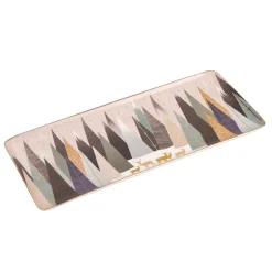 Sara Miller London Tea Trays|Sara Miller Frosted Pines Sandwich Tray
