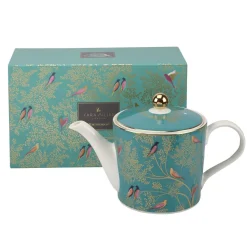 Sara Miller London Teapots|Sara Miller Chelsea Collection Green Birds Teapot