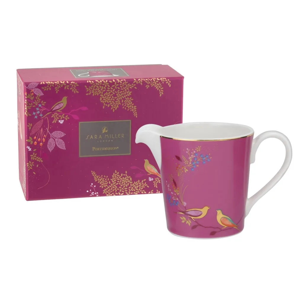 Sara Miller London Creamers & Sugar Bowls|Sara Miller Chelsea Collection Pink Cream Jug