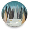 Sara Miller London Tea Plates|Sara Miller Frosted Pines Dessert Plate (Foxes)