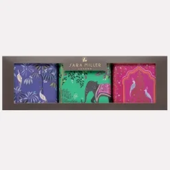 Sara Miller London Decorative Tins|Tea Tins & Storage Jars|Sara Miller India Square Caddies Set
