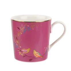 Sara Miller London Assorted Mugs|Sara Miller Chelsea Collection Pink Birds Mug