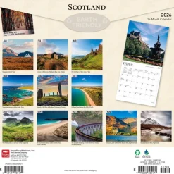 Calendars|Scotland 2026 Square Wall Calendar