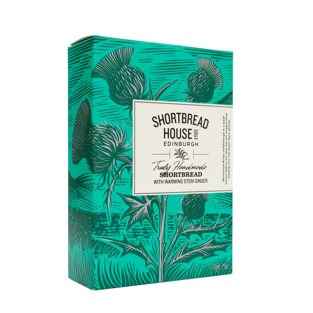 Shortbread House of Edinburgh Biscuits|Shortbread Fingers with Warming Stem Ginger