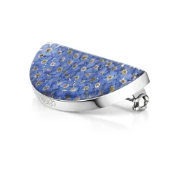 Shrieking Violet Pins & Brooches|Forget-Me-Not Half Moon Silver Brooch