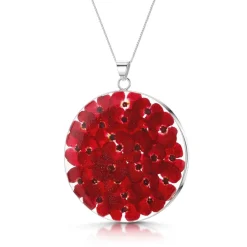Shrieking Violet Necklaces & Pendants|Poppy Full Moon Silver Pendant Necklace