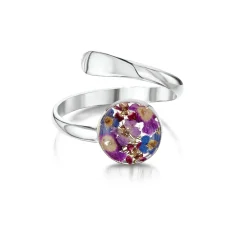 Shrieking Violet Rings|Purple Haze Round Silver Ring