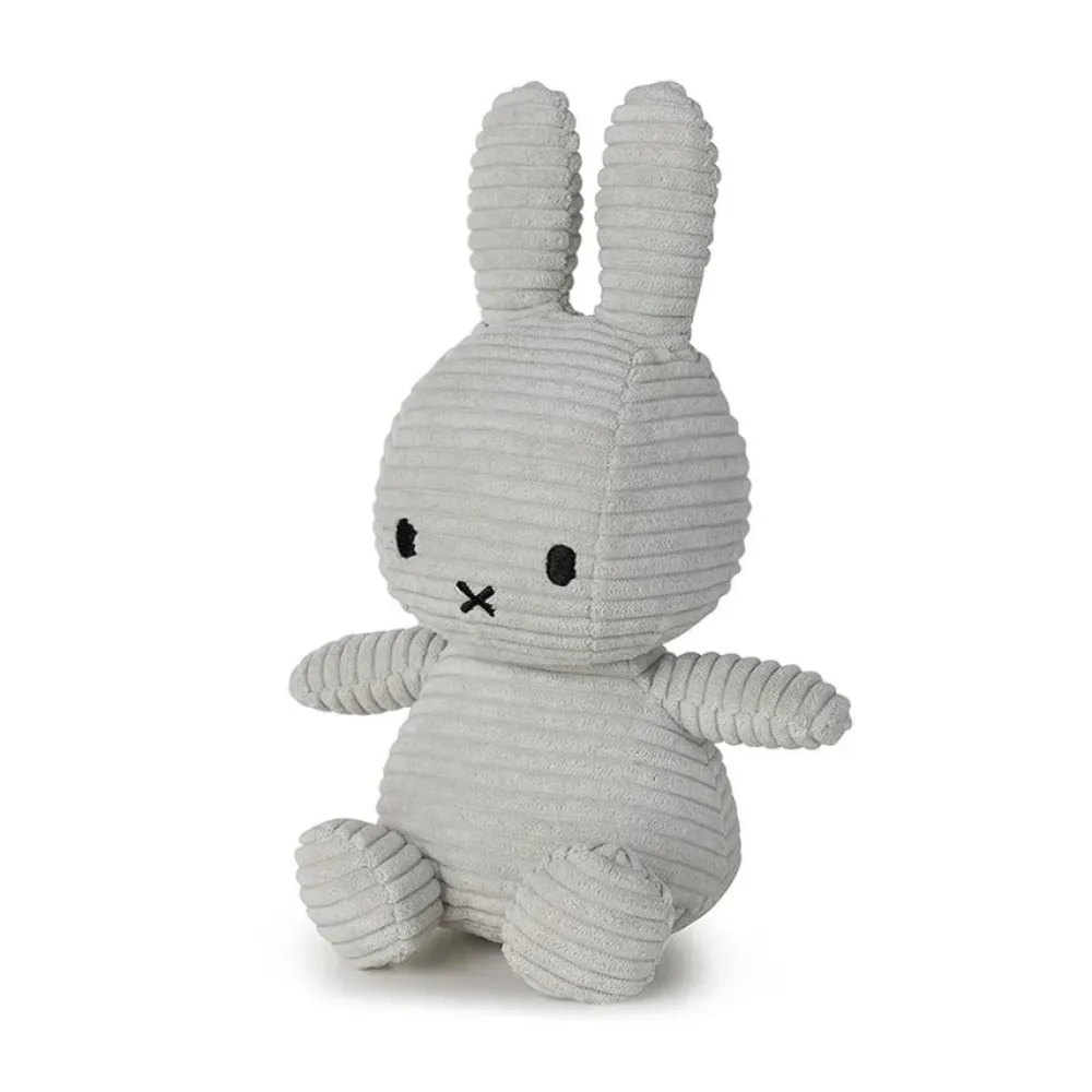 Soft Toys|Toys|Soft Grey Corduroy 9" Sitting Miffy