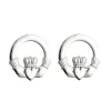 Solvar Earrings|Claddagh Silver Stud Earrings