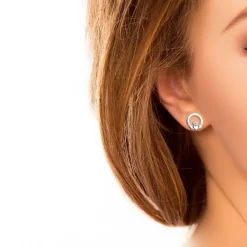 Solvar Earrings|Claddagh Silver Stud Earrings