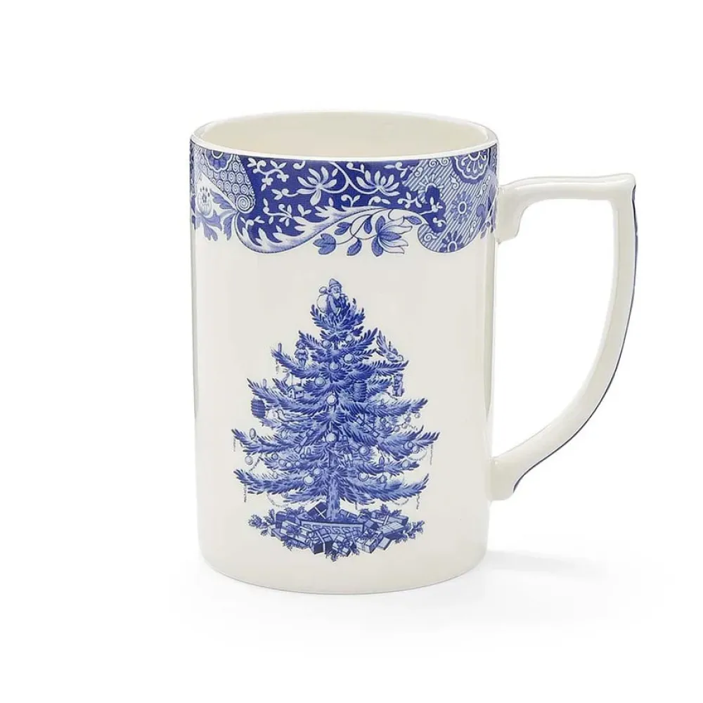 Spode Assorted Mugs|Blue Italian Christmas Tree Mug