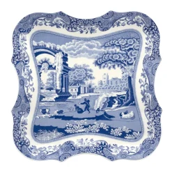 Spode Trays|Blue Italian Devonia Tray