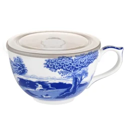 Spode Assorted Mugs|Blue Italian Jumbo Cup with Lid
