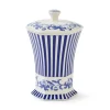 Spode Vases|Blue Italian Steccato Mini Vase