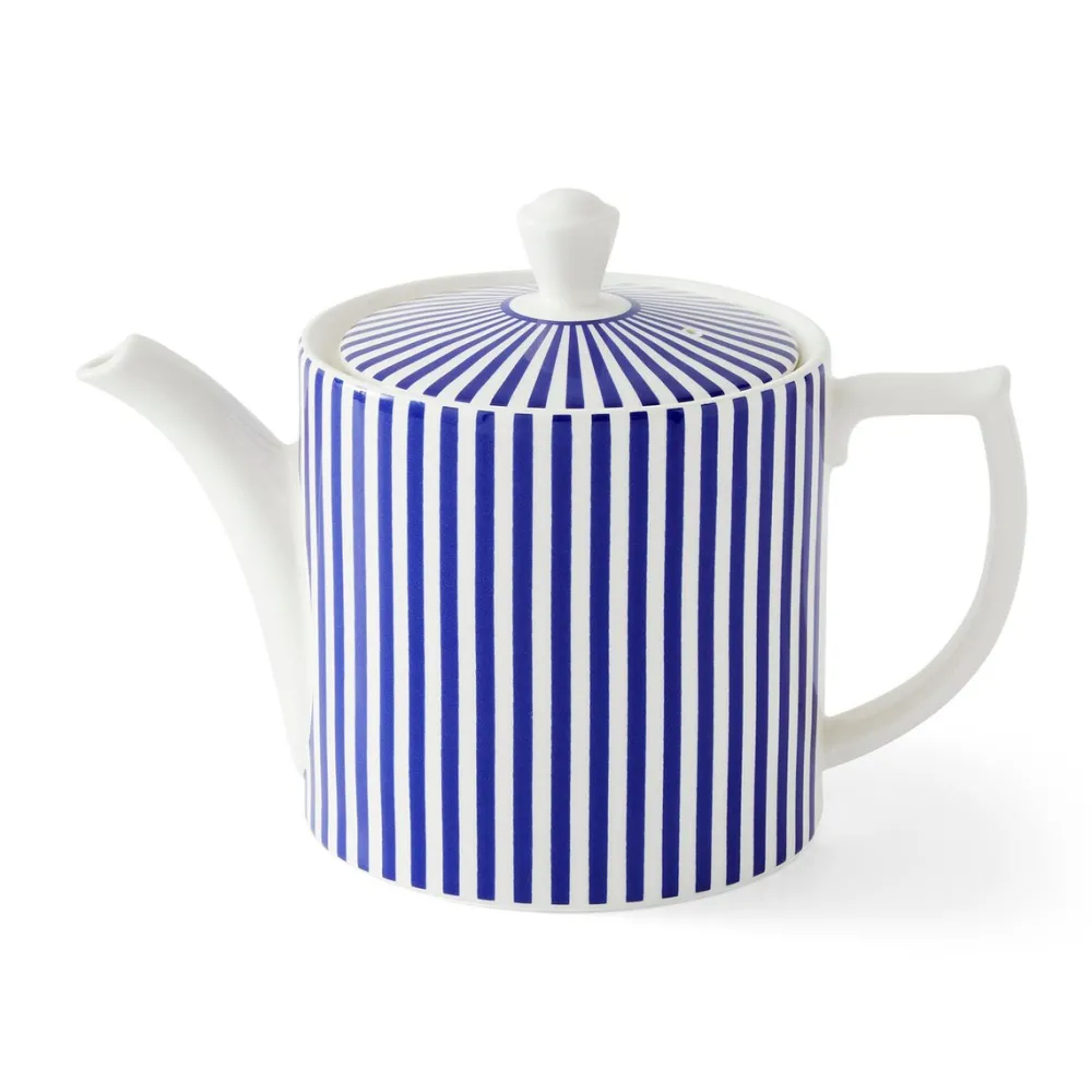 Spode Teapots|Blue Italian Steccato Teapot