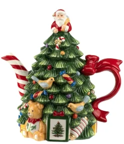 Spode Teapots|Christmas Tree Figural Teapot (250th Anniversary)