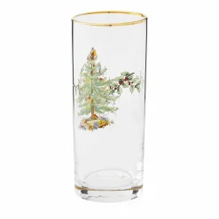 Spode Glasses & Steins|Christmas Tree Highball Glasses Set