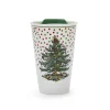 Spode Assorted Mugs|Christmas Tree Polka Dot Travel Mug