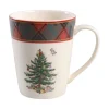 Spode Assorted Mugs|Christmas Tree Tartan Mug