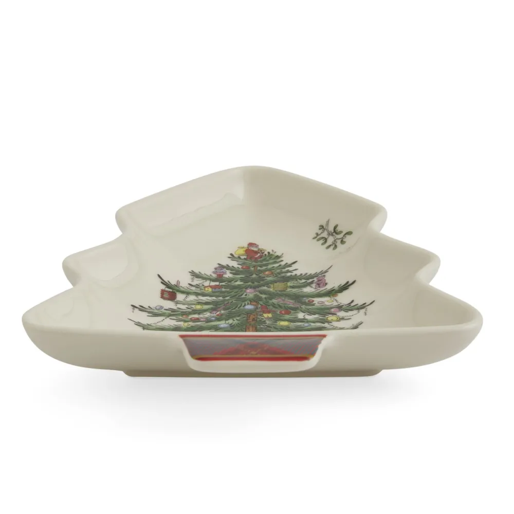 Spode Kitchen Tools|Christmas Tree Tartan Spoon Rest