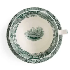 Spode Teacups & Saucers|Green Italian Breakfast Cup & Saucer