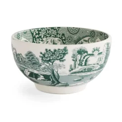 Spode Creamers & Sugar Bowls|Green Italian Small Bowl
