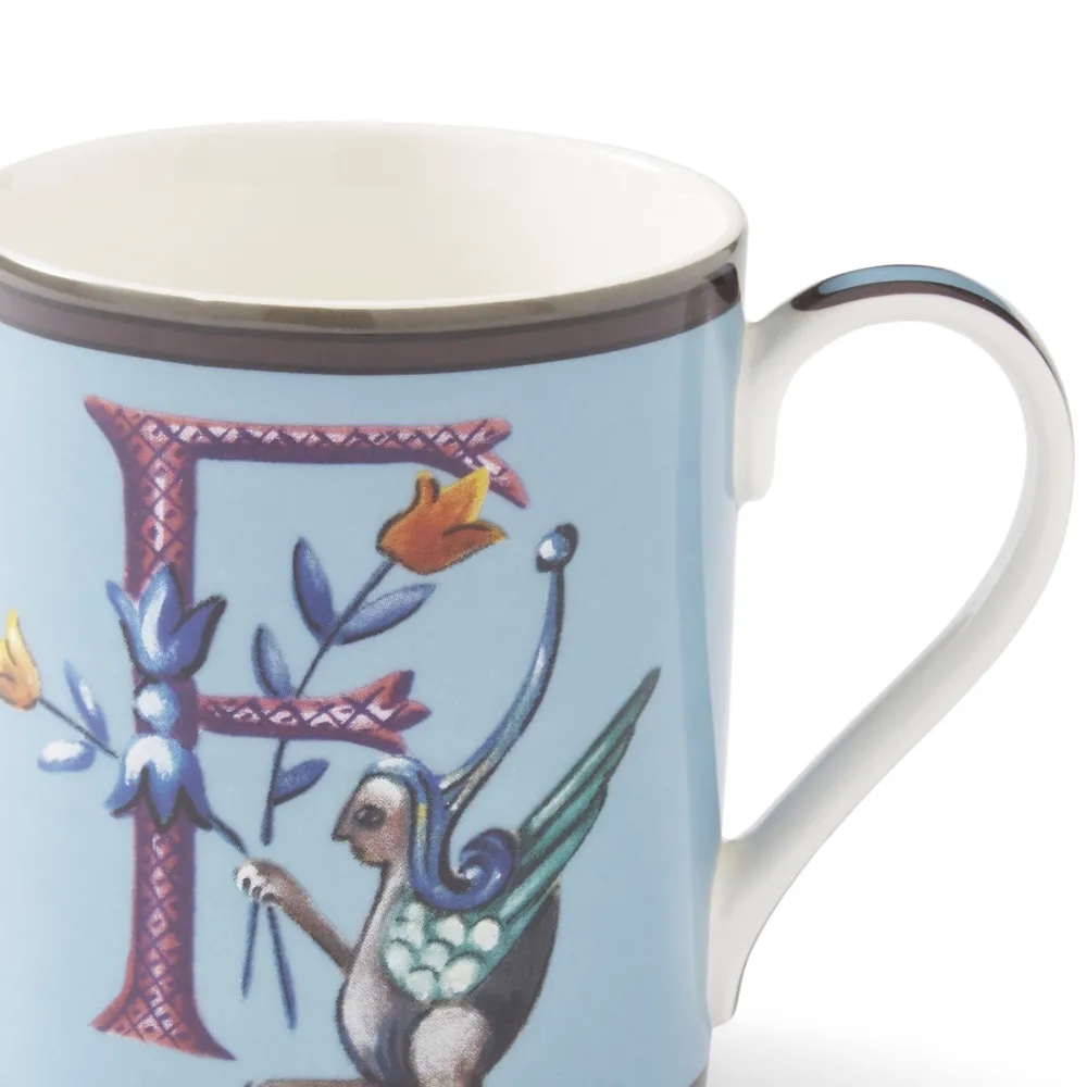 Spode Assorted Mugs|Kit Kemp Alphabet Mug F
