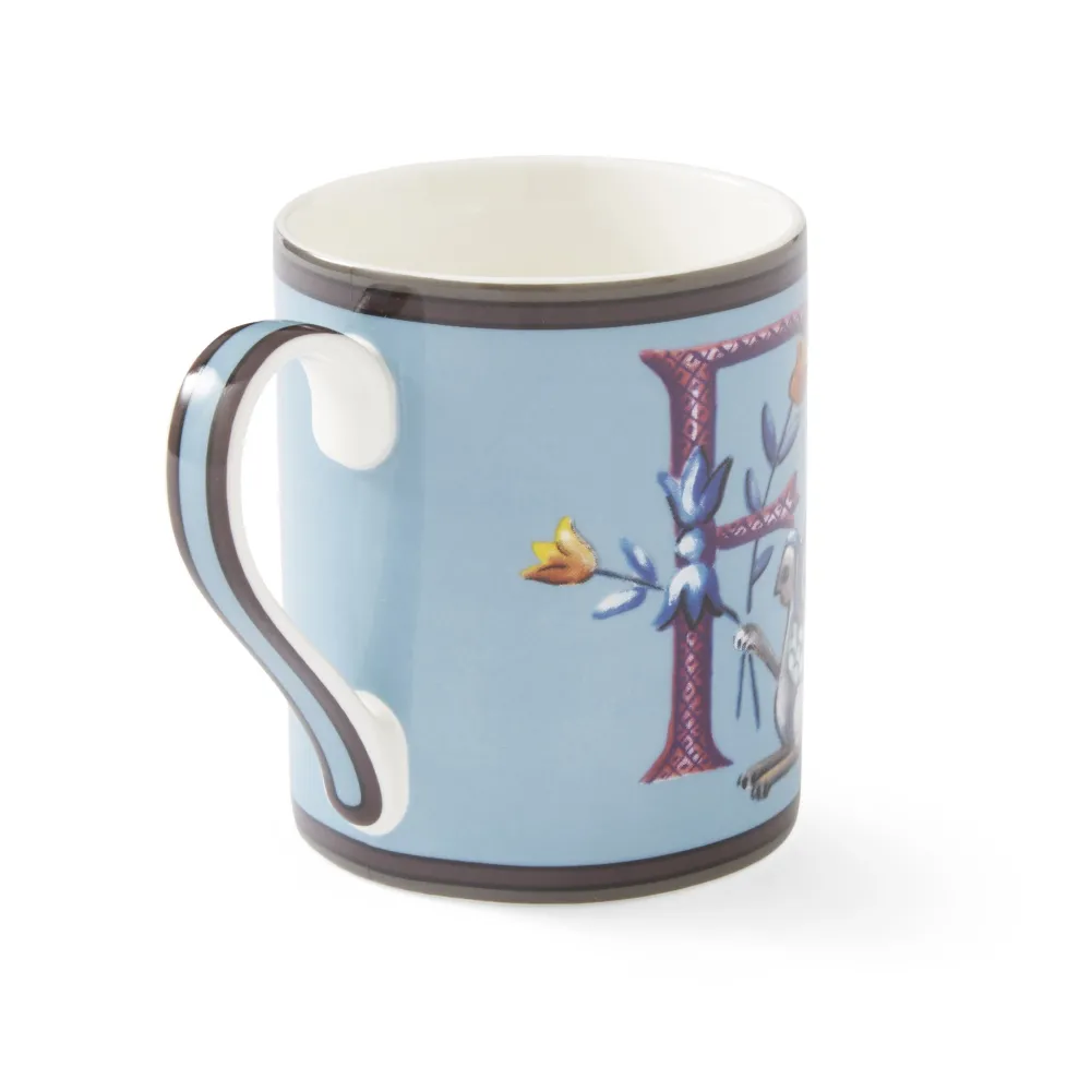 Spode Assorted Mugs|Kit Kemp Alphabet Mug F