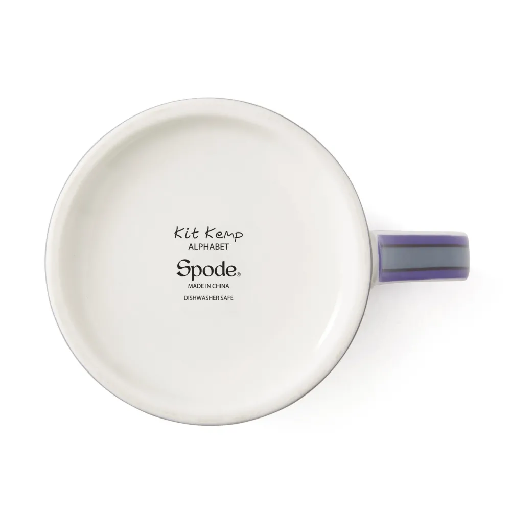 Spode Assorted Mugs|Kit Kemp Alphabet Mug W