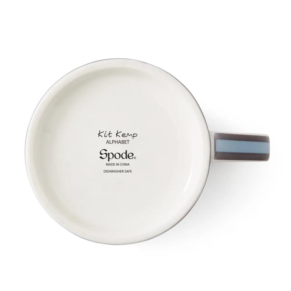Spode Assorted Mugs|Kit Kemp Alphabet Mug N