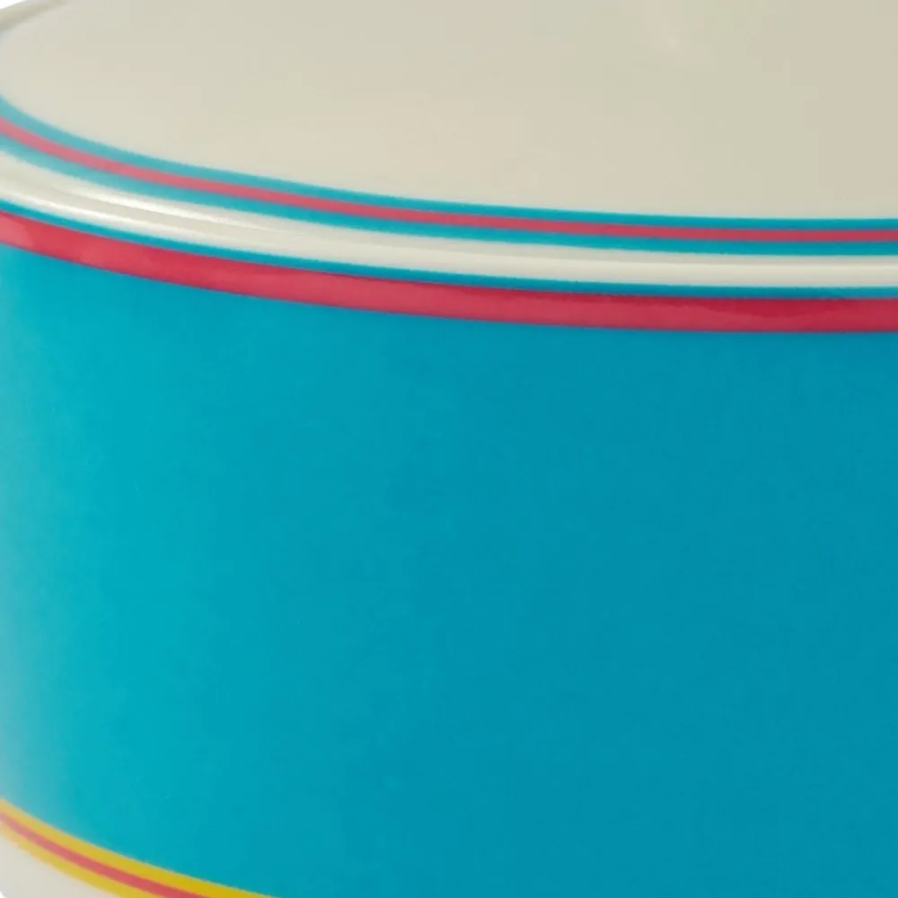 Spode Creamers & Sugar Bowls|Kit Kemp Calypso Turquoise Covered Sugar Bowl