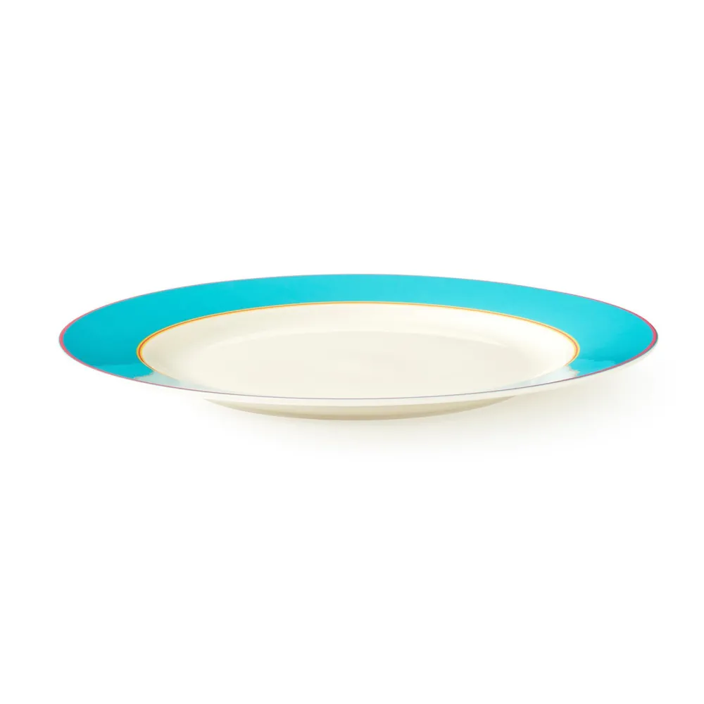 Spode Serving Plates|Kit Kemp Calypso Turquoise Charger Serving Plate